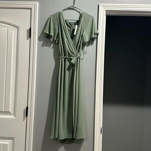 Beautiful modest formal casual dress.